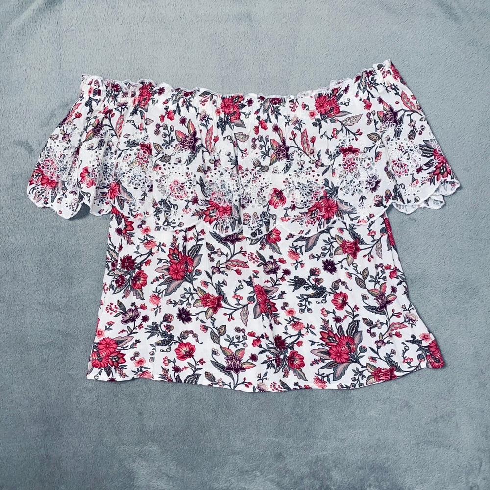 Off The Shoulder Floral Top